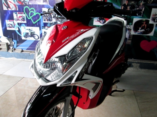 MIO 125 i สีขาวแดง ลาย RR ลายใหม่ล่าสุดโฉมปัจจุบัญ ปี59 รถสวย ไมล์น้อย แถม 4 รายการ 30900
