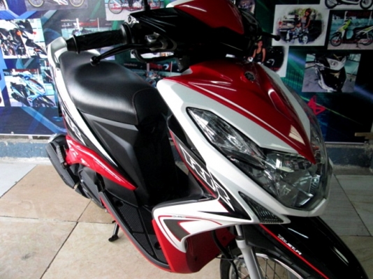 MIO 125 i สีขาวแดง ลาย RR ลายใหม่ล่าสุดโฉมปัจจุบัญ ปี59 รถสวย ไมล์น้อย แถม 4 รายการ 30900