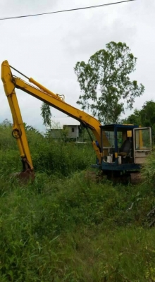 ขายรถขุดตีนตะขาบ พีซี60-3 บูมยาว. สภาพพร้อมใช้