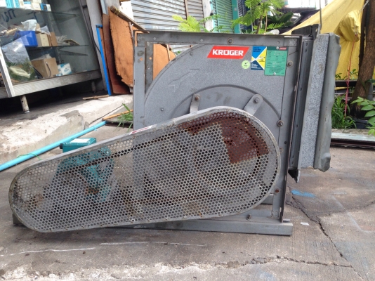 ขายโบวเวอร์ดูดฝุ่น-อากาศ Kruger 1HP. 380V สภาพสวยเดิมๆ วิ่งนิ่ม พร้อมใช้งาน