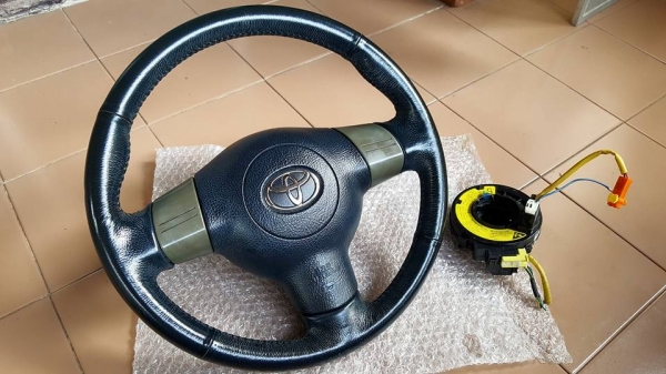 พวงมาลัยมือสองญี่ปุ่น toyotaและnissan หลากรุ่น ใส่ได้ทั้งรถมี Airbag และไม่มี Airbag