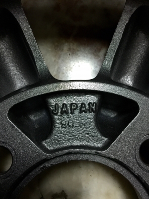 ขายแม็กซ์กล้วย BR 12" 4 รู 110 กว้าง 4.5" ET45 ญี่ปุ่นแท้