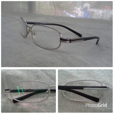แว่นสายตายาวแบรนด์เนมหรูอิตาลี  Original PRADA handmade in Japan  ค่าสายตา +150  บิ๊กไซซ์!