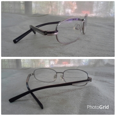แว่นสายตายาวแบรนด์เนมหรูอิตาลี  Original PRADA handmade in Japan  ค่าสายตา +150  บิ๊กไซซ์!