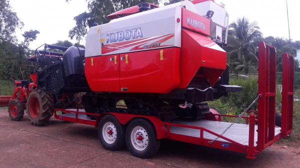 ขายเทรลเลอร์ลากรถเกี่ยวข้าวคูโบต้าDC70ของใหม่