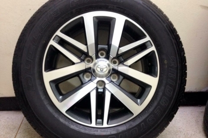 ขายล้อแม็ก New fortuner 2016 ล้อติดรถป้ายแดง fortuner ขอบ18 ยาง บริดโตน 265 60 18 ปี 15