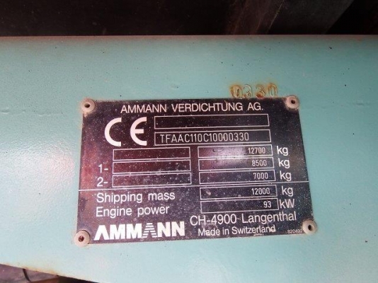 รถบด ANMANN AC110 12.7 ตัน