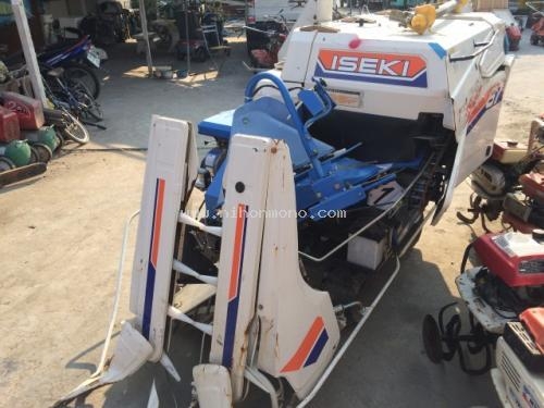 มองหารถมือสองนำเข้าจากญี่ปุ่น ราคากันเอง  รถเกี่ยวข้าวเดินตาม รหัสสินค้า : 80903767 ยี่ห้อ : ISEKI รุ่น : HL60