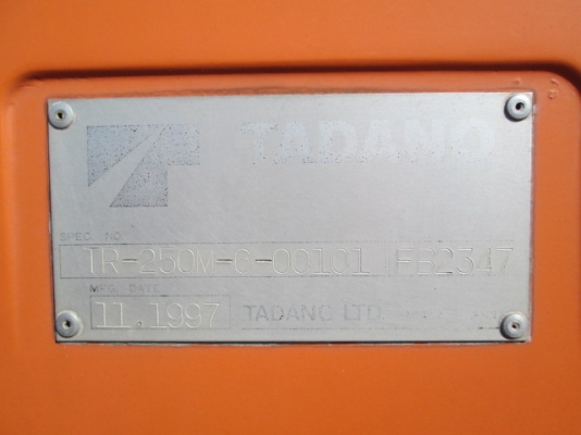 TADANO TR250 M6 TADANO TR250 M6