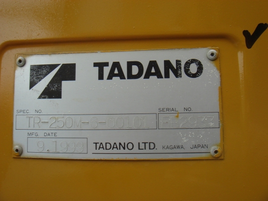 TADANO TR250 M6