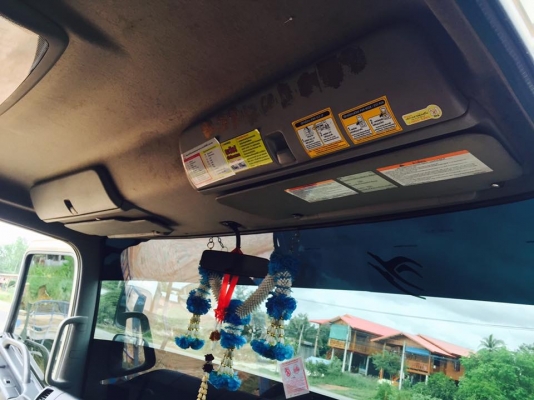 ขายรถพ่วงไม่ดัมพ์ HINO เครื่อง 344 แรง ธค.56 กระบะสามมิตรไม่ดัมพ์ ลูก 3 เพลา ยางดี รถสวยพร้อมใช้งาน