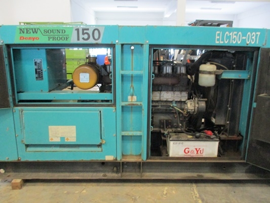 ขายถูกครับ เครื่องปั่นไฟ DENYO รุ่น DCA-150SPM2 ขายถูกครับ เครื่องปั่นไฟ DENYO รุ่น DCA-150SPM2