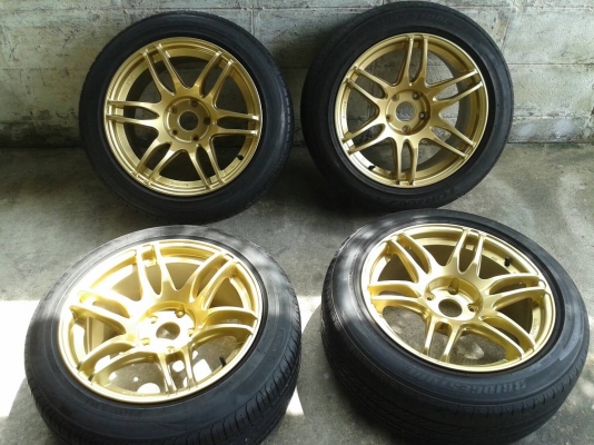 ขอบ17นิ้ว5รู114 น.8ล.9 พร้อมยาง สวยๆ 4 ล้อ ราคา 8900 บาท