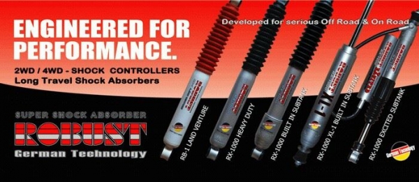 โช้ค Robust shock ช่วยใการขับขี่ที่ดีขึ้น และทำให้คุณมั่งใจในการขับขี่ที่ดี