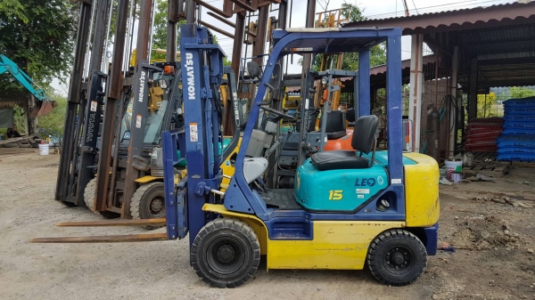 ขายด่วนรถยกKOMATSU FG15-16 ยก1.5ตันเสาสูง3เมตรแผงสไลย์รถนอกนำเข้ายังไม่เคยใช้งานในเมืองไทยเลย=รุ่นใหม่ขายถูกๆๆ