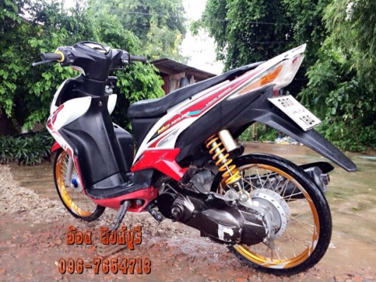 ขาย Mio125RR เครื่องเดิมๆ แต่งสวย ทะเบียนพร้อมโอน 14,500 ลดได้