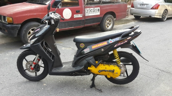 HONDA CLICK 110 คาร์บู เอกสารทะเบียนครบ เครื่องเดิม