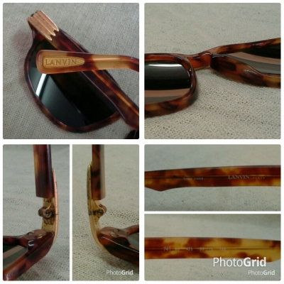 แว่นตาคลาสสิคเวย์ฟาเรอร์ ยุค &#039;70s  Vintage LANVIN Paris handmade in France (บิ๊กไซซ์!)