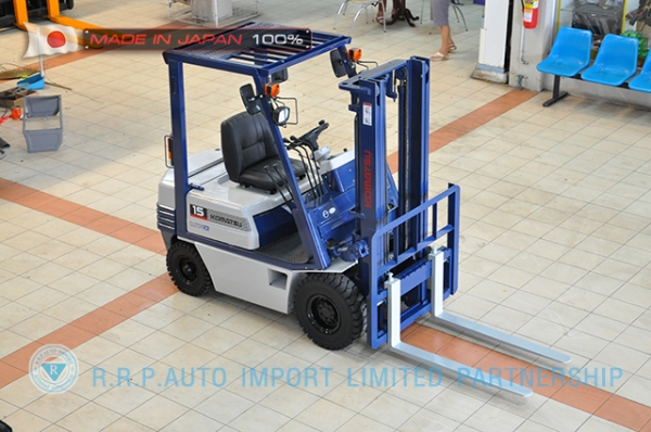 ขายรถโฟล์คลิฟท์มือสอง KOMATSU รุ่น FD15D-310925 ราคา 195,000 บาท นำเข้าจากประเทศญี่ปุ่น 100\% ไม่เคยใช้งานในไทย