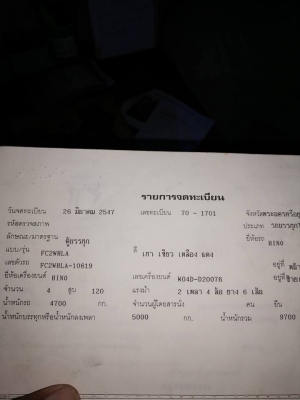 ขายเอฟซีปี38กระจกไฟฟ้า กระบะเหล็กยาว5.50เมตรต่อมาใหม่ได้ห้าเดือน เครื่องแน่นไม่มีไอ คัสซีสวยไม่มีตำหนิ แอร์เย็น รถพร้อมใช้ทะเบียนพร้อมโอน ขายเอฟซีปี38กระจกไฟฟ้า กระบะเหล็กยาว5.50เมตรต่อมาใหม่ได้ห้าเดือน เครื่องแน่นไม่มีไอ คัสซีสวยไม่มีตำหนิ แอร์เย็น รถพร้อมใช้ทะเบียนพร้อมโอน