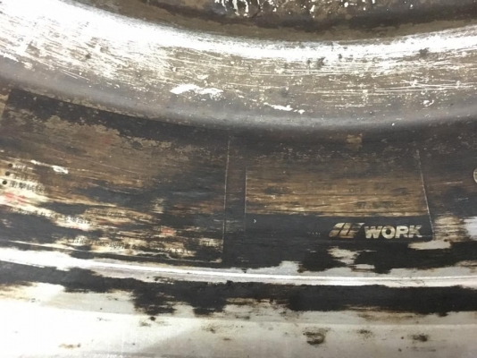 ล้อ Work Leadsled 17x7&quot; ET+50 4,5/114.3 สภาพยังสวย ประมูลญี่ปุ่น