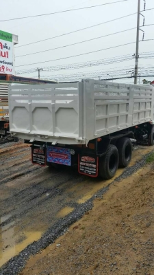 ขายรถบรรทุกสิบล้อดัมพ์ MITSUBISHI Turbo TF0220 เครื่องเดิม 220 แรง 10 เกียร์ ปี 38 กระบะดัมพ์เหล็ก