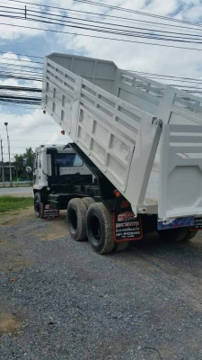 ขายรถบรรทุกสิบล้อดัมพ์ MITSUBISHI Turbo TF0220 เครื่องเดิม 220 แรง 10 เกียร์ ปี 38 กระบะดัมพ์เหล็ก