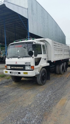 ขายรถบรรทุกสิบล้อดัมพ์ MITSUBISHI Turbo TF0220 เครื่องเดิม 220 แรง 10 เกียร์ ปี 38 กระบะดัมพ์เหล็ก