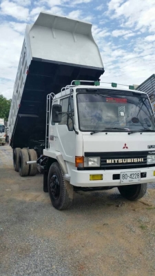 ขายรถบรรทุกสิบล้อดัมพ์ MITSUBISHI Turbo TF0220 เครื่องเดิม 220 แรง 10 เกียร์ ปี 38 กระบะดัมพ์เหล็ก