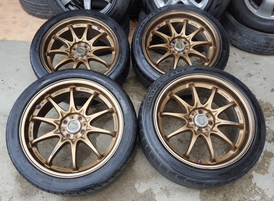 ขายล้อCE28 ขอบ17 4รู100หน้า8 พร้อมยาง 4 ล้อ