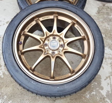 ขายล้อCE28 ขอบ17 4รู100หน้า8 พร้อมยาง 4 ล้อ