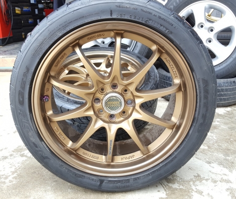 ขายล้อCE28 ขอบ17 4รู100หน้า8 พร้อมยาง 4 ล้อ