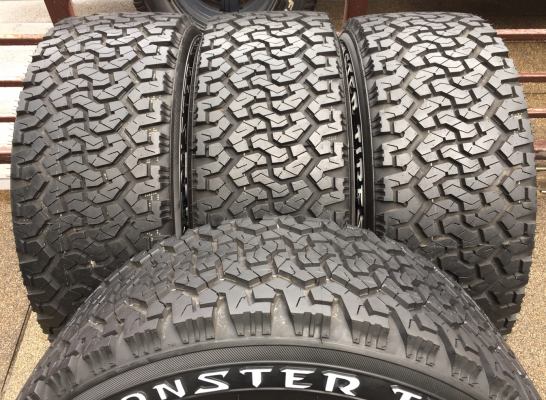 ล้อ Lenso รุ่นใหม่ล่าสุด ขอบ20 พร้อมยาง Monster 265 50 20 ปลายปี16 ใช้มาแค่ 1อาทิตย์ตุ่มหน้ายางอยู่ครบ