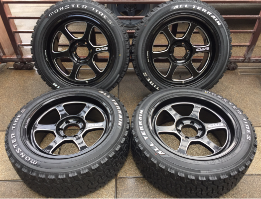 ล้อ Lenso รุ่นใหม่ล่าสุด ขอบ20 พร้อมยาง Monster 265 50 20 ปลายปี16 ใช้มาแค่ 1อาทิตย์ตุ่มหน้ายางอยู่ครบ