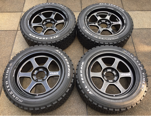 ล้อ Lenso รุ่นใหม่ล่าสุด ขอบ20 พร้อมยาง Monster 265 50 20 ปลายปี16 ใช้มาแค่ 1อาทิตย์ตุ่มหน้ายางอยู่ครบ