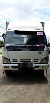 ขายรถ6ล้อตู้แห้งISUZU NQR70RY52E5 เครื่อง 150แรงม้าปี50 สวยเดิม สนใจโทร 081-970-1072