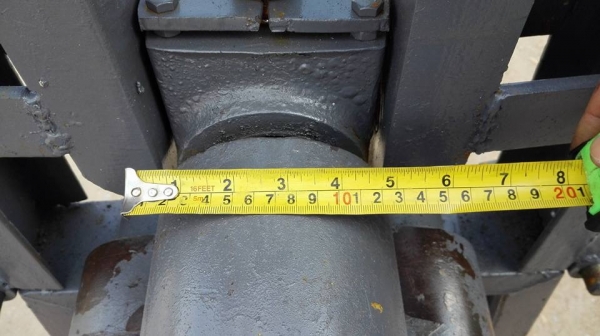 ** Sold ** เครื่องม้วนเหล็กแผ่น ขนาด 4 ฟุต 120 cm ม้วนหนา 4 mm สภาพสวยเงาๆพร้อมใช้งาน