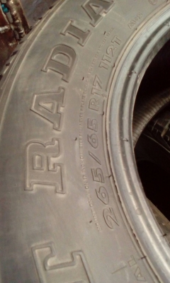 265/65R17  GT RADIAL SEVERRO A/T ปี14 ชุด 4 เส้น,tell. 081-4273941