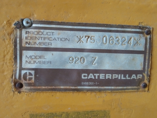 รถตักล้อยาง CAT 920Z สภาพสวย ๆ พร้อมใชั