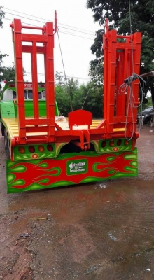 ขายรถสิบล้อ Hino 3H เครื่องเดิม 195 แรง 2 เพลา ท้ายลาดหางต่อมาใหม่ ยางดี แชสซีสวย ทะเบียนพร้อม