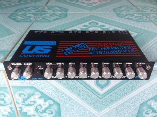 ปรี7แบน US CUSHING ขาย 950 บาท เสียงดีมาก มือสองใช้งานปกติทุกตัวสนใจ 0892425454 อยู่สระบุรี