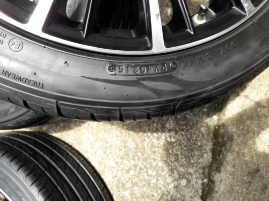 ล้อlenso. ขอบ17 พร้อมยางnitto. ปี15. ชุดล่ะ9,000