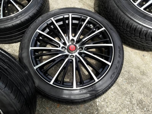 ล้อlenso. ขอบ17 พร้อมยางnitto. ปี15. ชุดล่ะ9,000