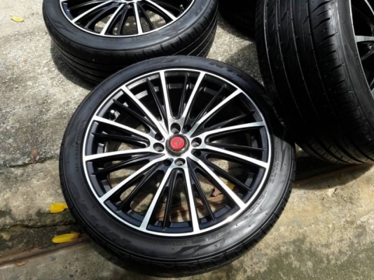 ล้อlenso. ขอบ17 พร้อมยางnitto. ปี15. ชุดล่ะ9,000