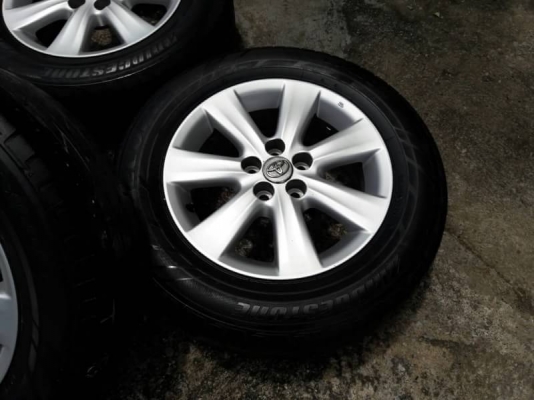 ล้อaltis. ขอบ15 พร้อมยางปี13 ชุดล่ะ5,800