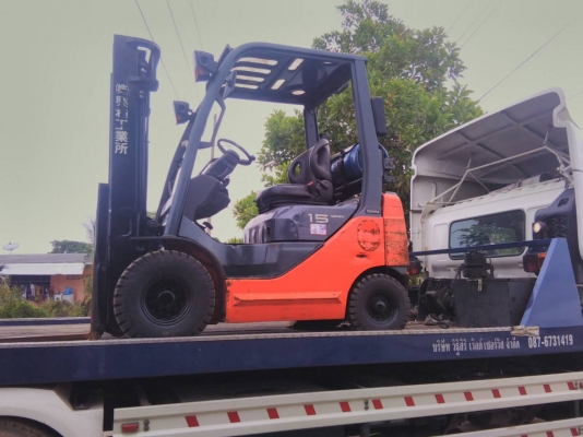 ขายด่วนรถยก TOYOTA 8FGยก1.5ตันเสาสูง3เมตรยางตันรถนอกนำเข้ายังไม่เคยใช้งานในเมืองไทยเลย=รุ่นใหม่ขายถูกๆๆ