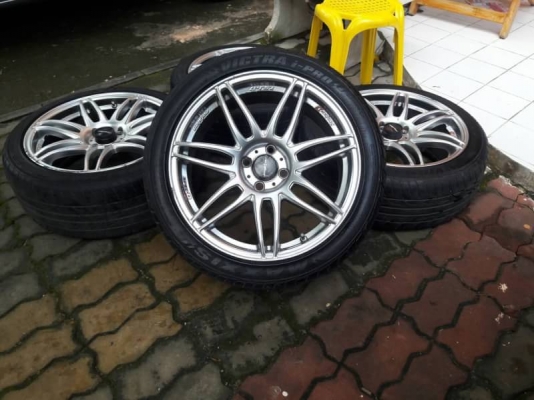 ล้อlenso. ขอบ17 พร้อมยางชุดล่ะ 7,500