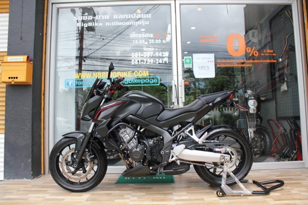 HONDA CB650f (abs) ปี2015 BLACK ดาวน์เริ่มต้นเพียง 39,000!!!!