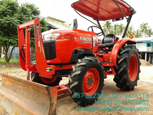 ปัญญาแทรคเตอร์..จัดมาให้ครับ ด่วน!!!คูโบต้า L3608 ทำงาน649ชม.ใบมีดคานล่างFD163พร้อมผาน6เฮฟวี่พลัส รถไร่ สีเดิมๆ สภาพพร้อมใช้