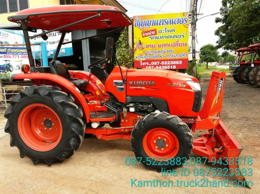 ปัญญาแทรคเตอร์..จัดมาให้ครับ ด่วน!!!คูโบต้า L3608 ทำงาน649ชม.ใบมีดคานล่างFD163พร้อมผาน6เฮฟวี่พลัส รถไร่ สีเดิมๆ สภาพพร้อมใช้